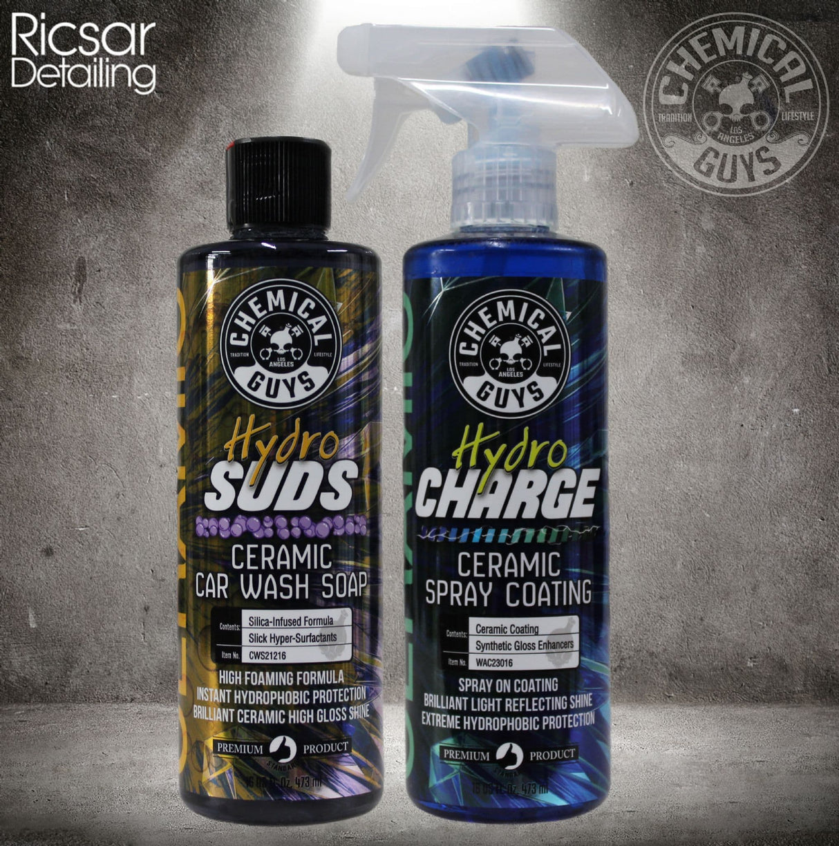 Chemical Guys Hydrocharge & Hydrosuds Ceramic Coating + Shampoo