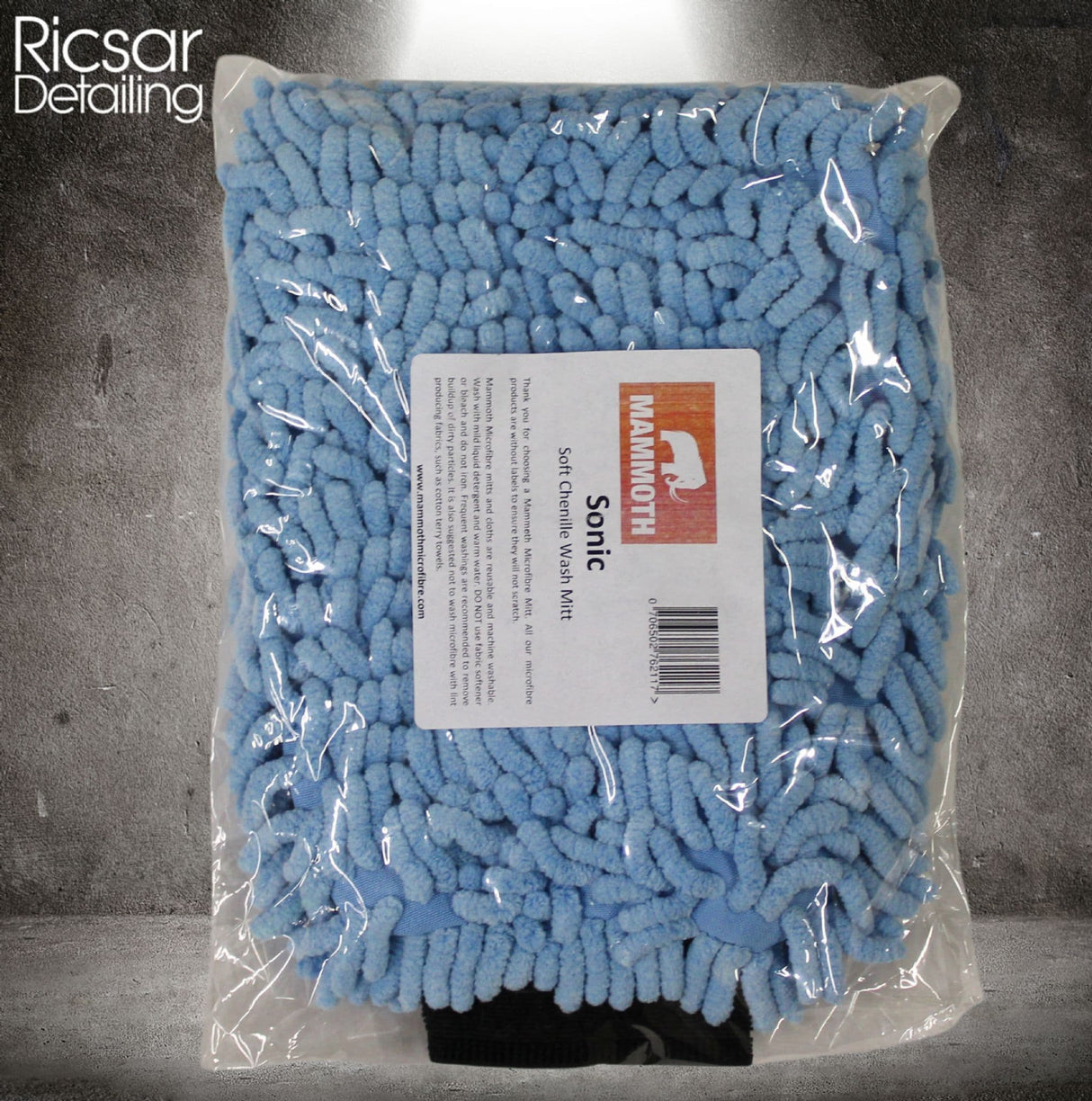 Mammoth Microfibre Sonic Chenille Microfibre Wash Mitt