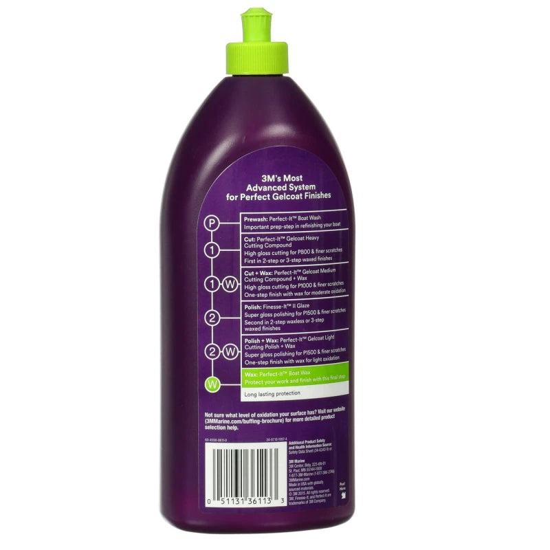 3M Marine 36113E Perfect-It Gelcoat Wax 946 ML