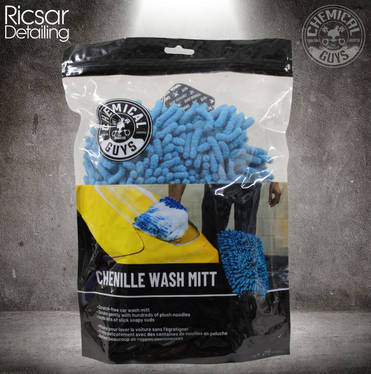 Chemical Guys Chenille Microfiber Premium Scratch Free Wash Mitt