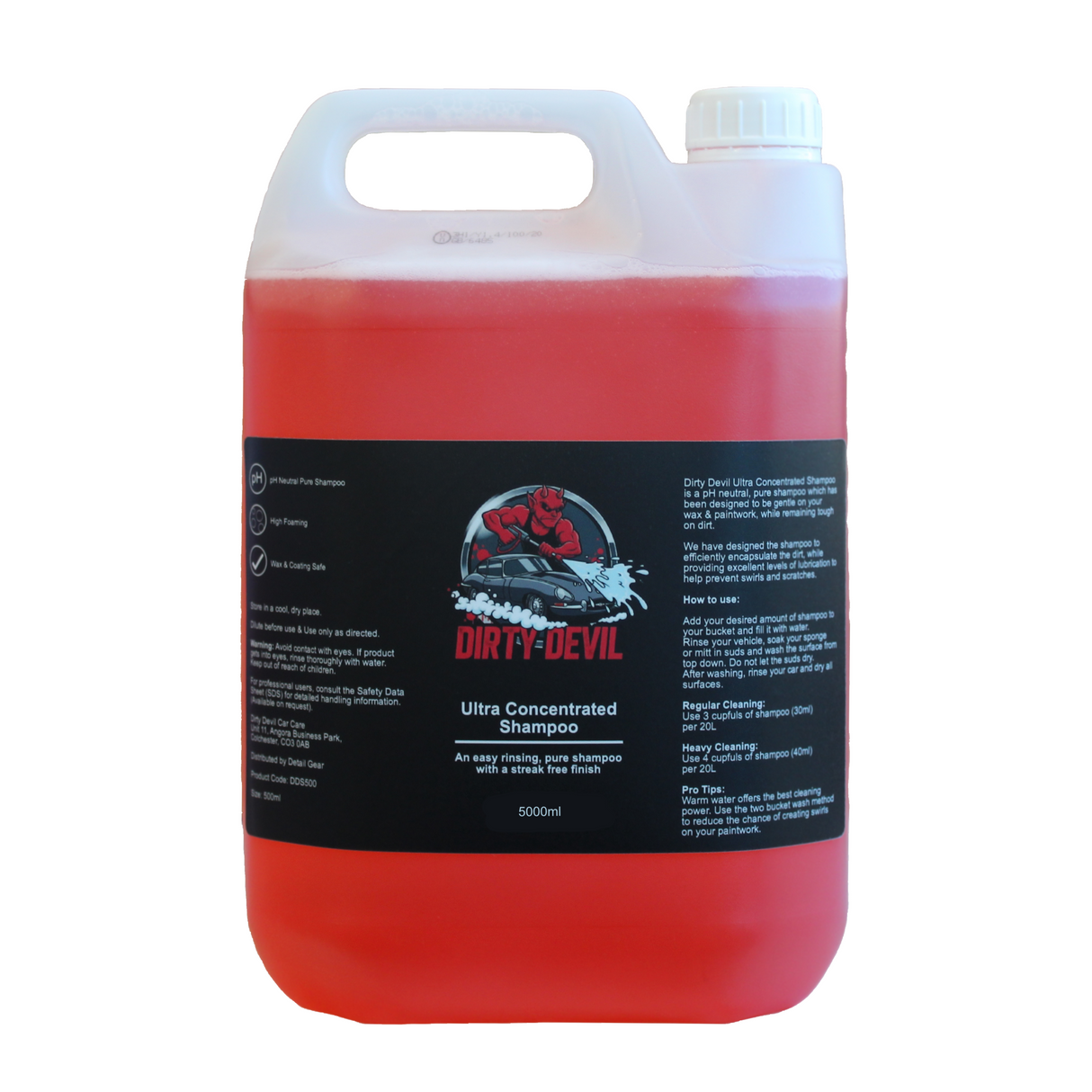DIRTY DEVIL Devils Blood Ultra Concentrated Shampoo