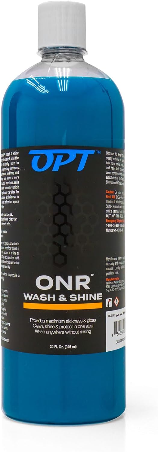 Optimum No Rinse Wash and Shine ONR