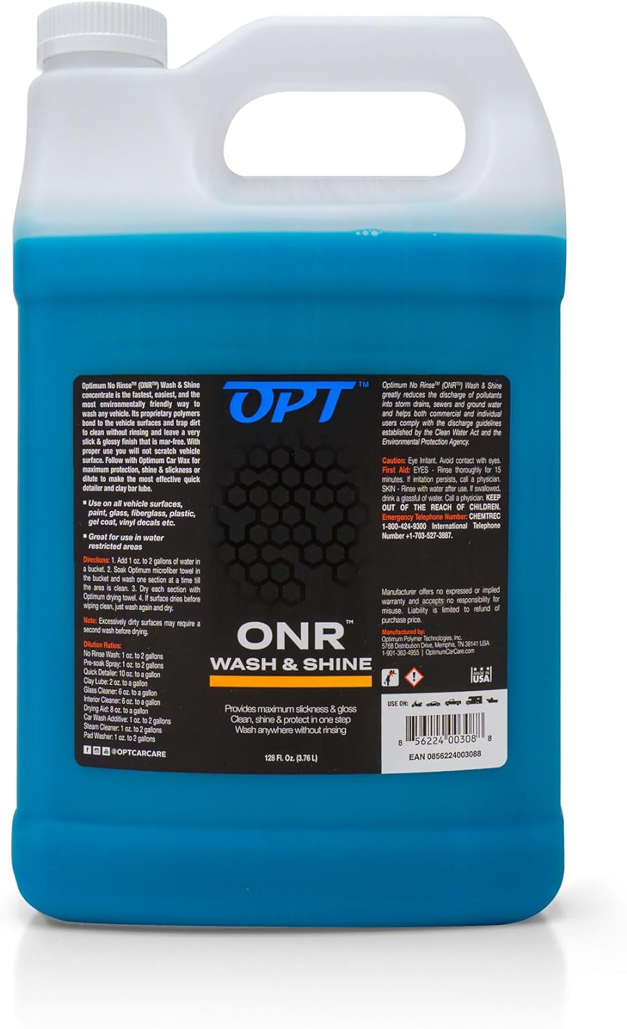 Optimum No Rinse Wash and Shine ONR