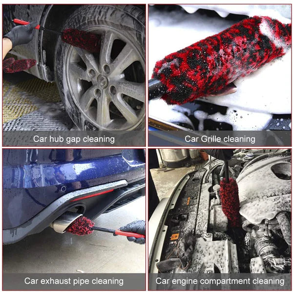 Wheel Woolies - 3 Piece Original Wheel Cleaning Brushes - A Kit