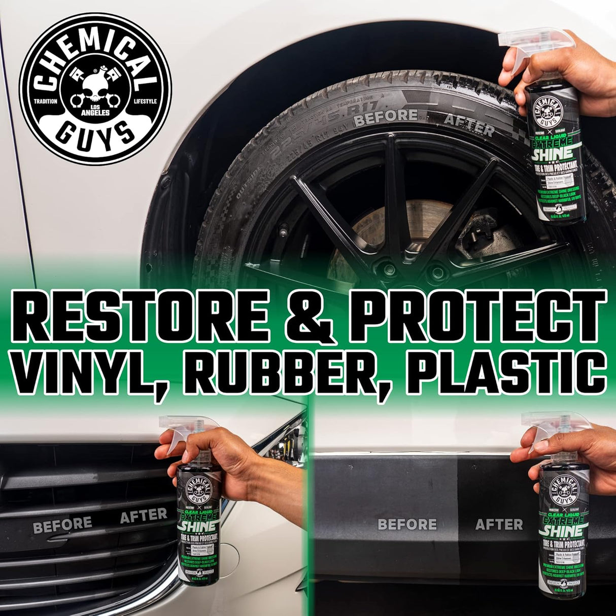 Chemical Guys TVD11216 Clear Liquid Extreme Shine Tire & Trim Dressing & Protect