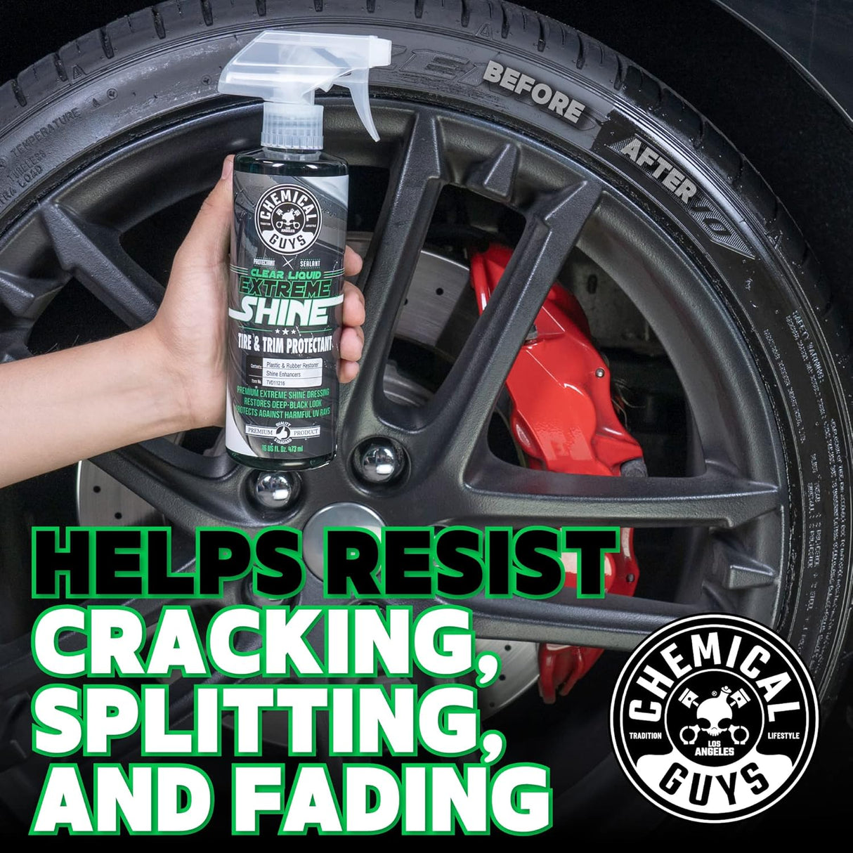 Chemical Guys TVD11216 Clear Liquid Extreme Shine Tire & Trim Dressing & Protect