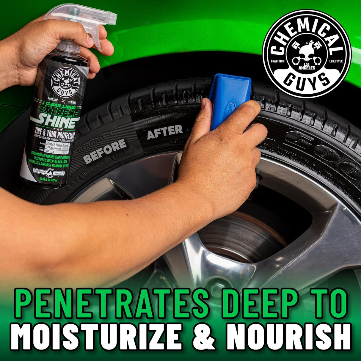 Chemical Guys TVD11216 Clear Liquid Extreme Shine Tire & Trim Dressing & Protect