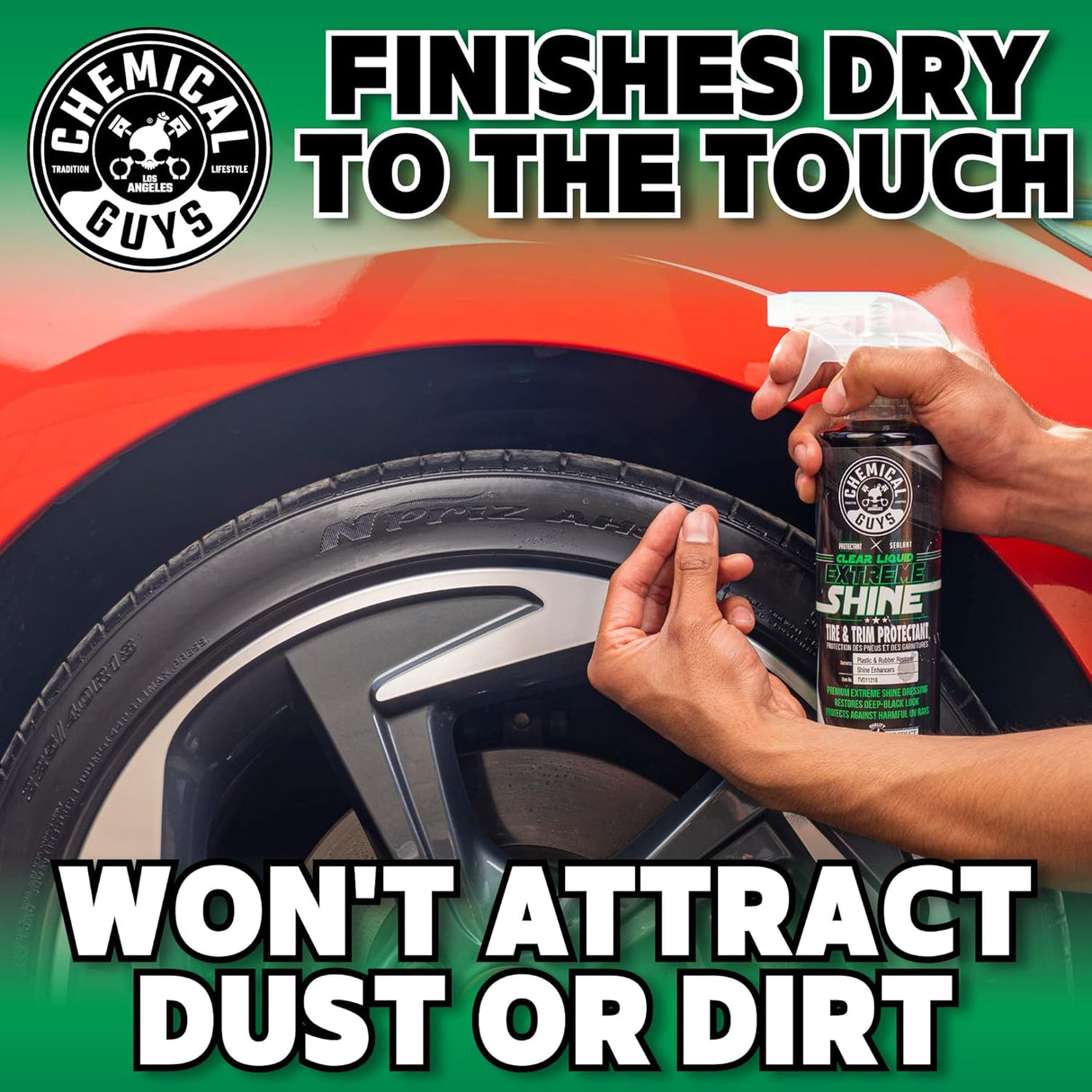 Chemical Guys TVD11216 Clear Liquid Extreme Shine Tire & Trim Dressing & Protect