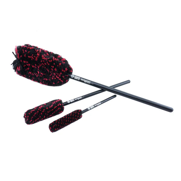 Wheel Woolies - 3 Piece Original Wheel Cleaning Brushes - A Kit