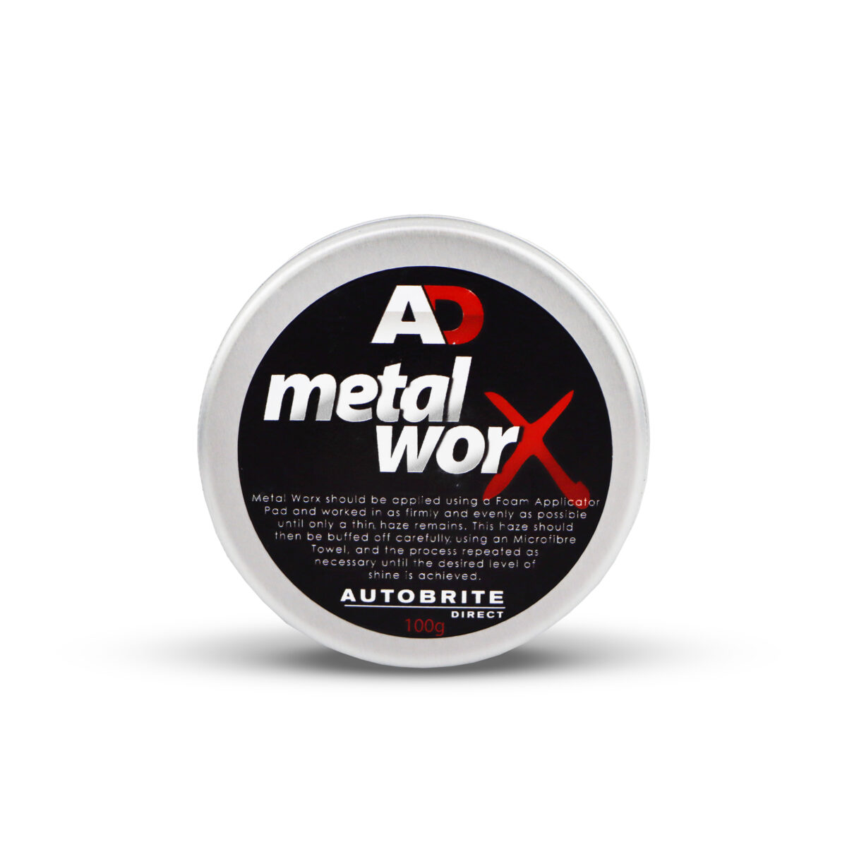 AUTOBRITE Direct Metalworx Metal Cleaner & Polish (100g)