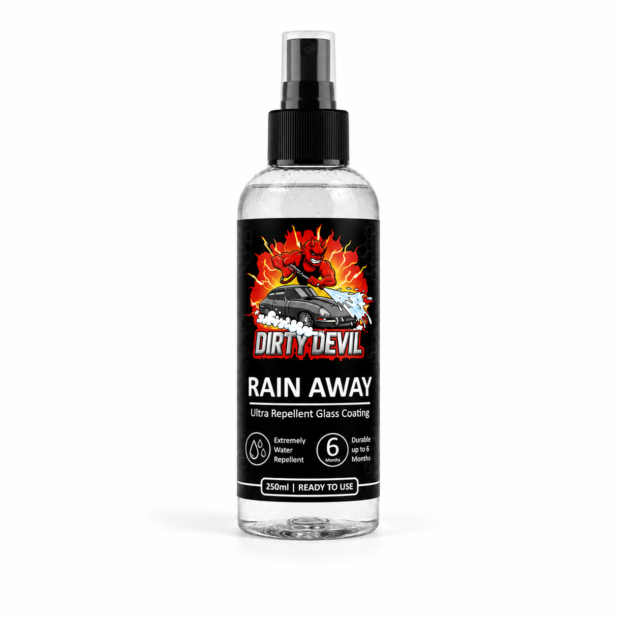 DIRTY DEVIL Rain Away - Ultra Repellent Glass Coating