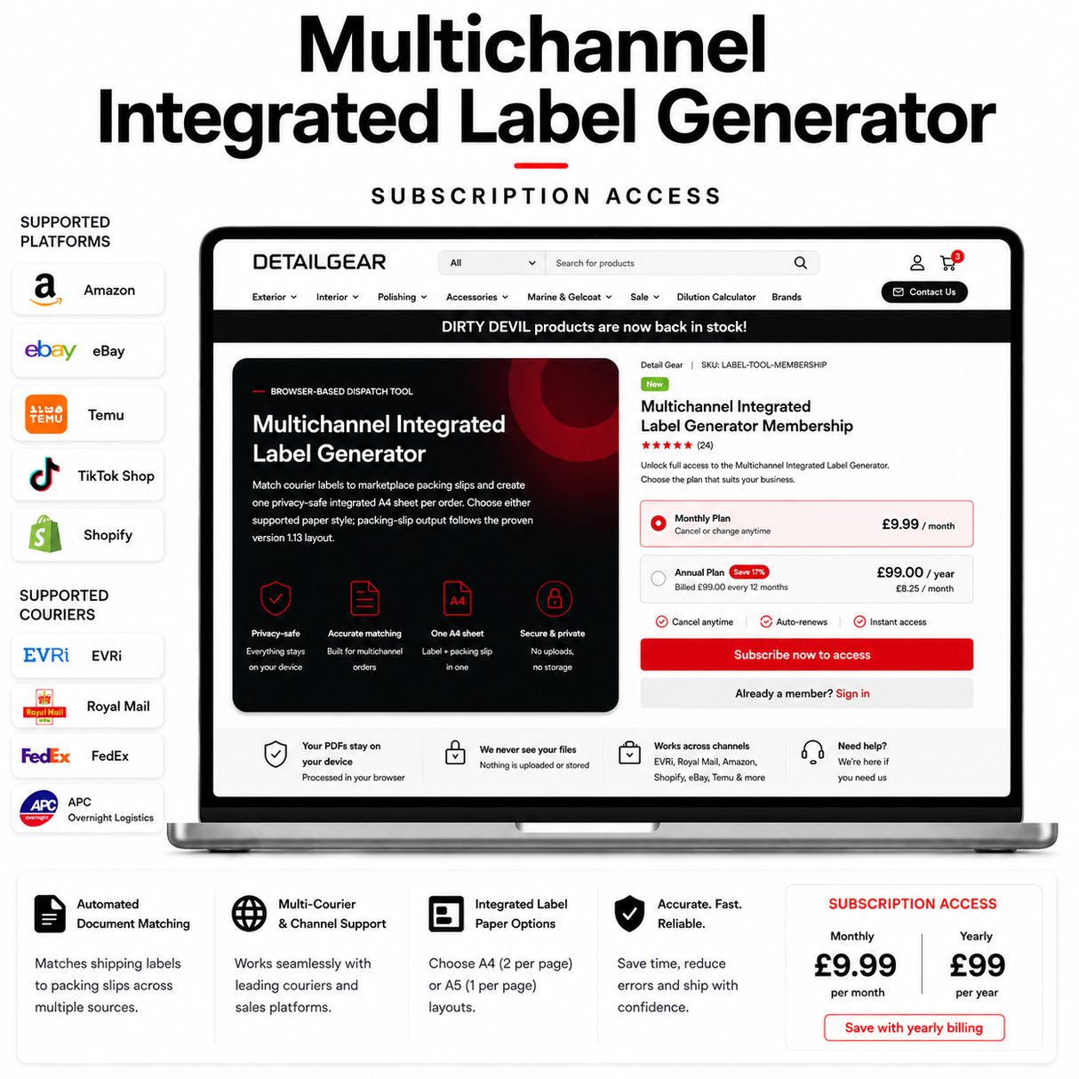 Label Tool Membership