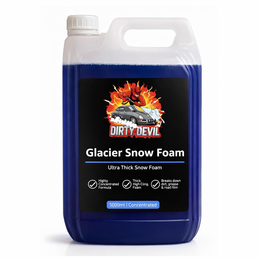 DIRTY DEVIL Concentrated Citrus Pre Wash 5L & Glacier Snow Foam 5L