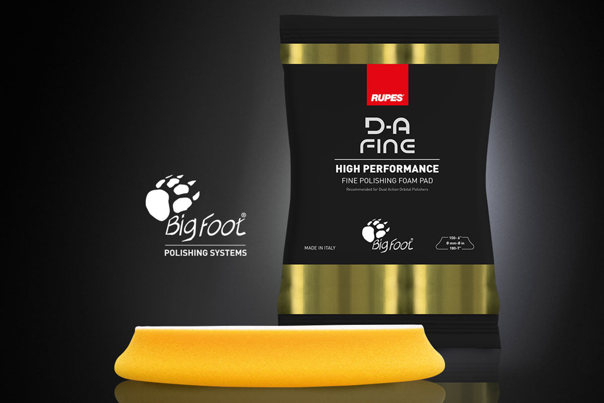 Rupes D-A Fine Finishing Foam Pad Yellow