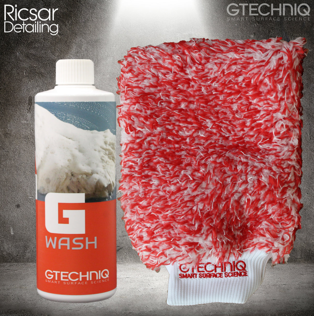 Gtechniq Wash Kit - GWash Shampoo & Gtechniq WM2 Microfibre Wash Mitt