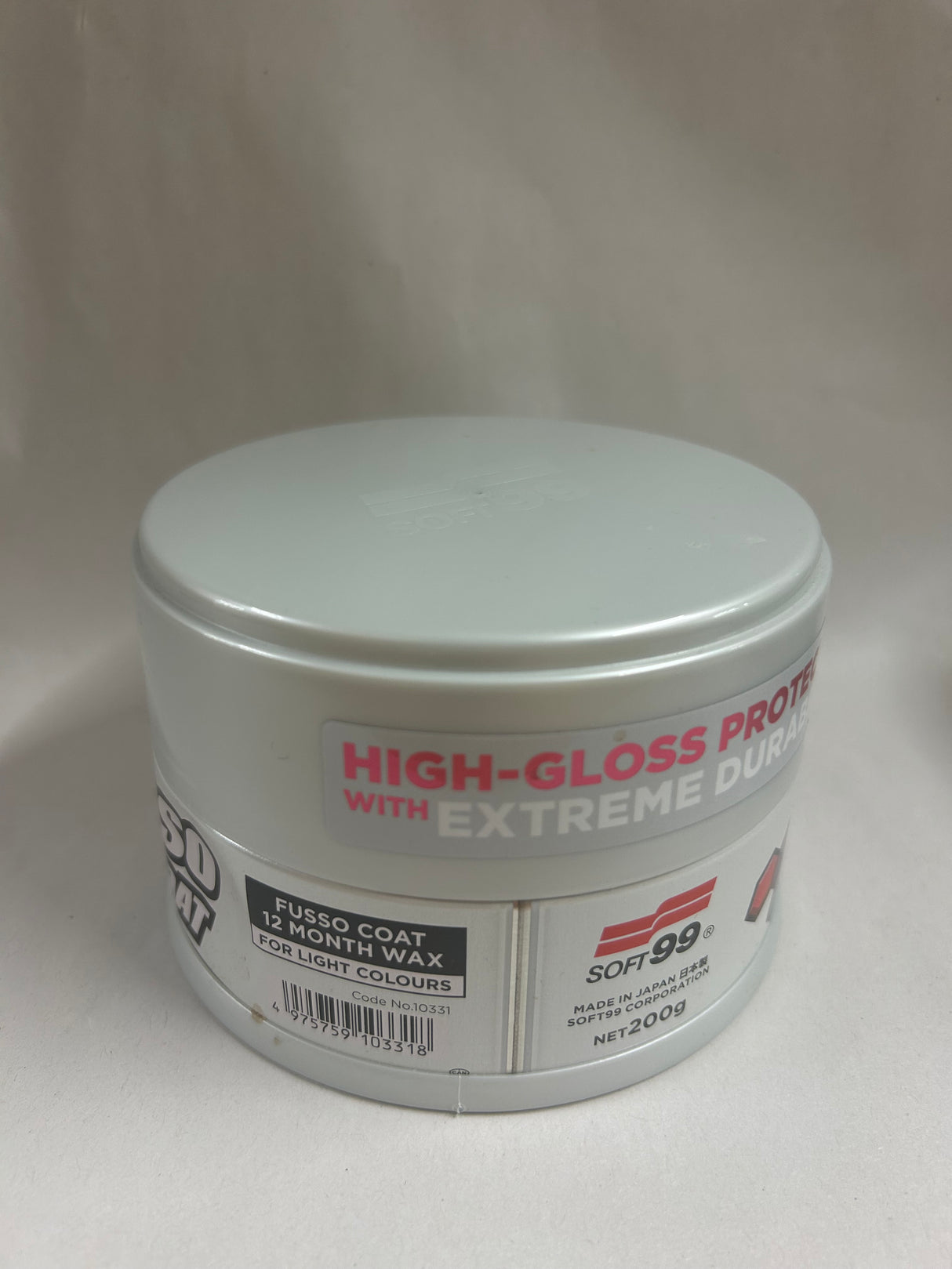 SOFT99 Fusso Coat Light 12 Months Wax - DAMAGED