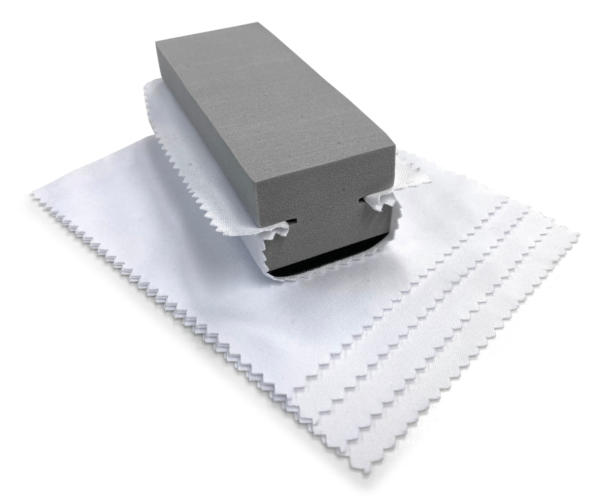 Pro Ceramic Coating Applicator Block & Suede Kit