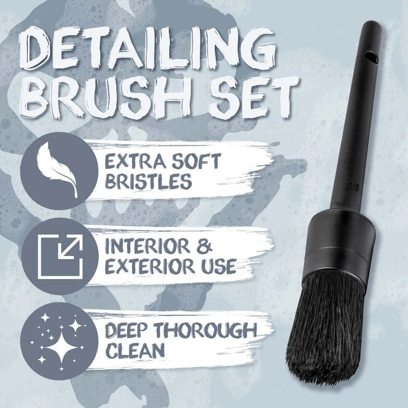 5 Piece Pro Detailing Brush Set