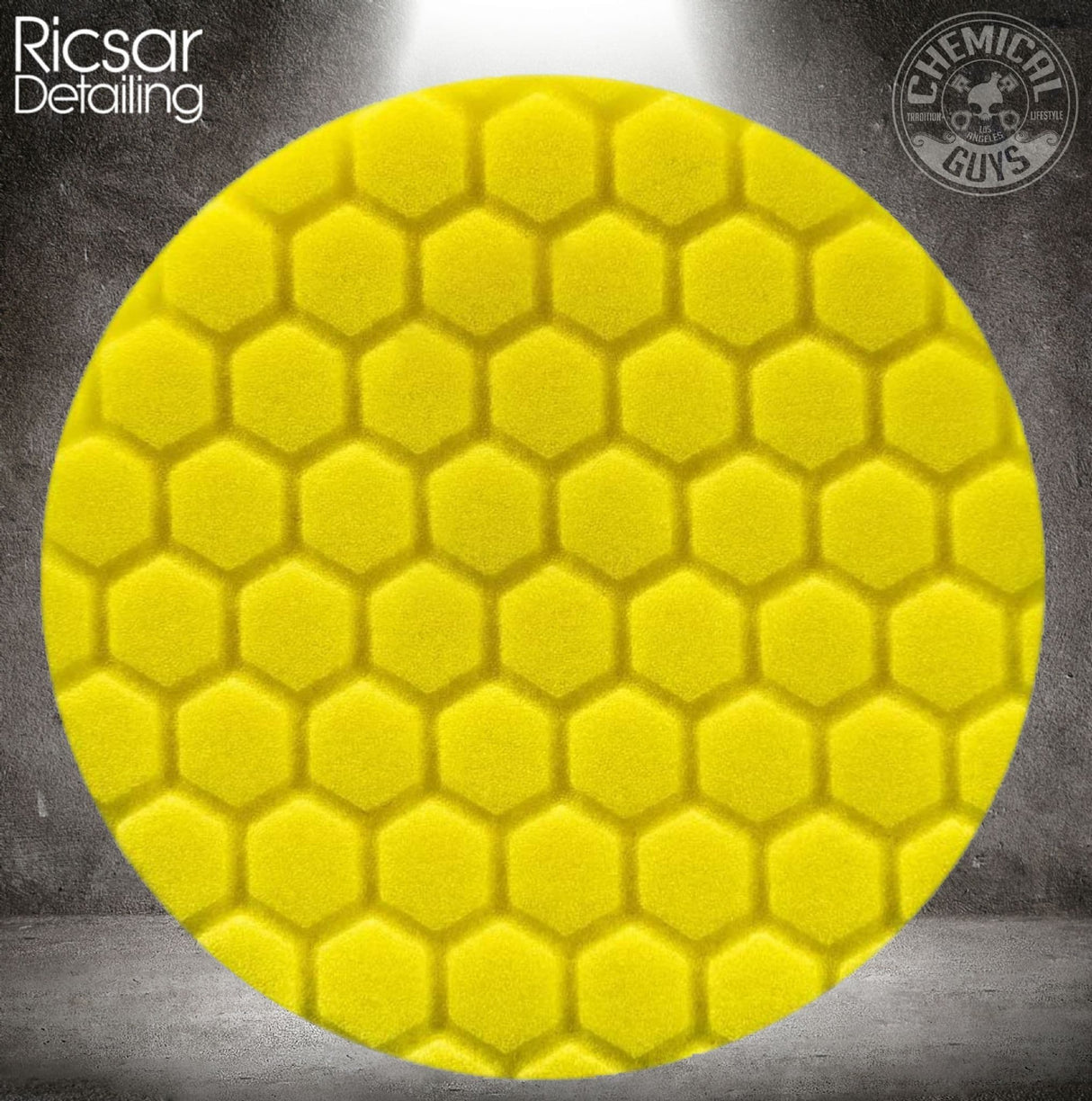 Chemical Guys Yellow Hex Logic Heavy Cutting Pad
