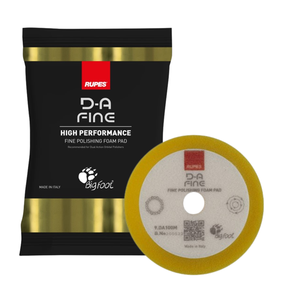 Rupes D-A Fine Finishing Foam Pad Yellow