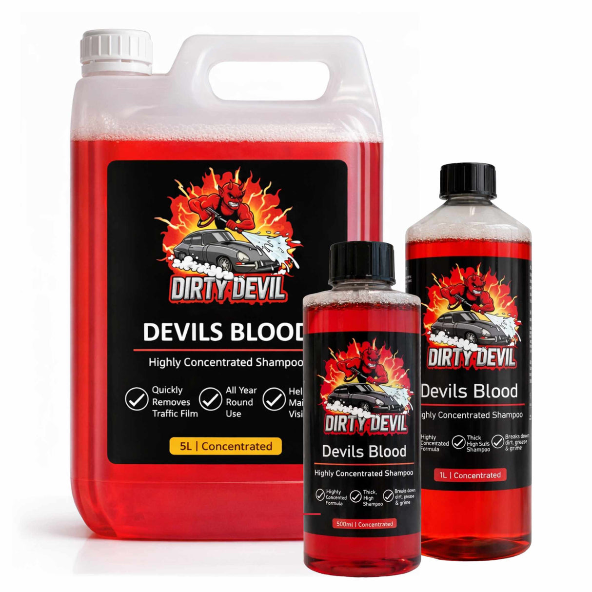 DIRTY DEVIL Devils Blood Ultra Concentrated Shampoo