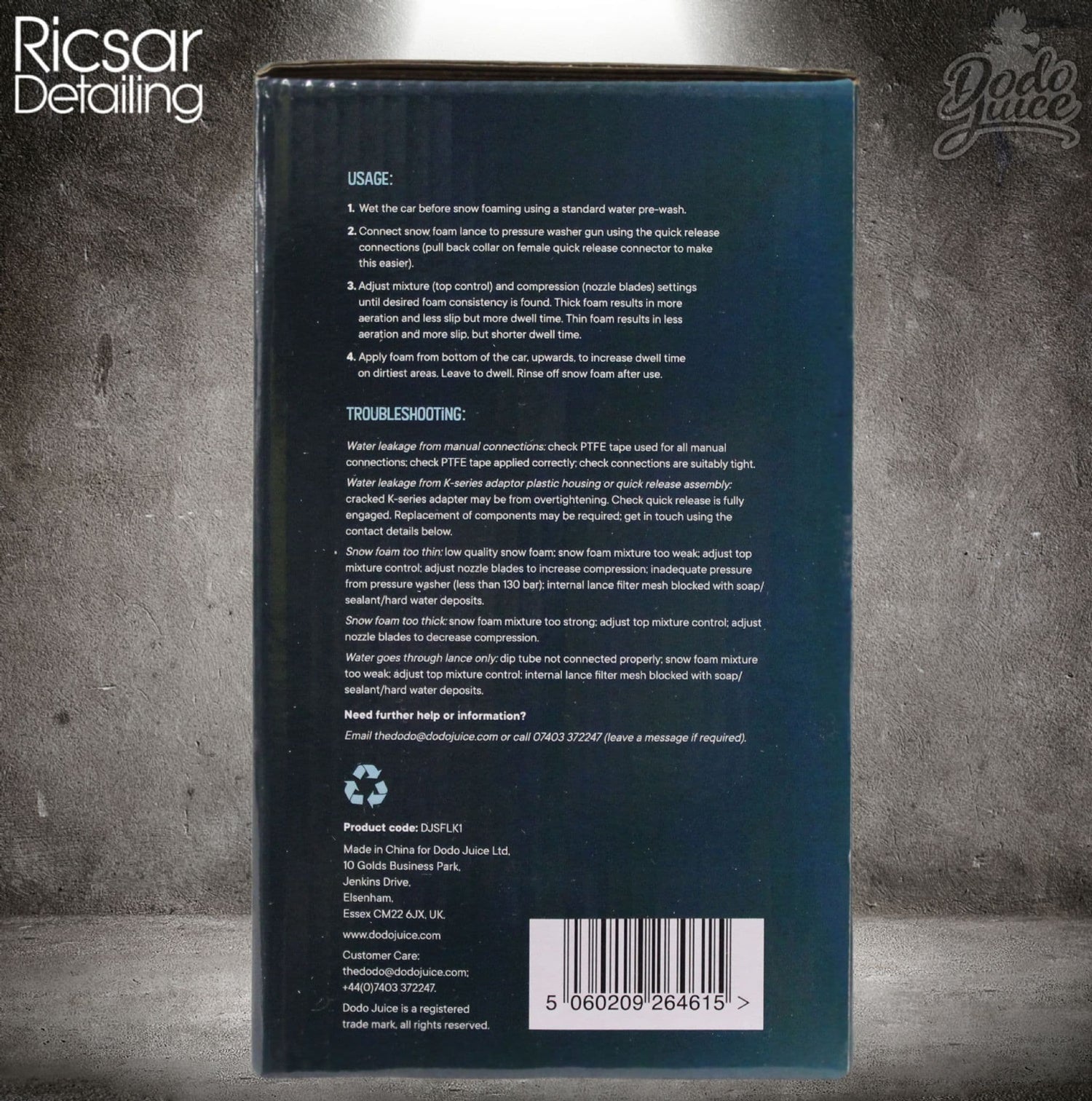 Dodo Juice Snow Commotion v2 Heavy Duty Foam Lance