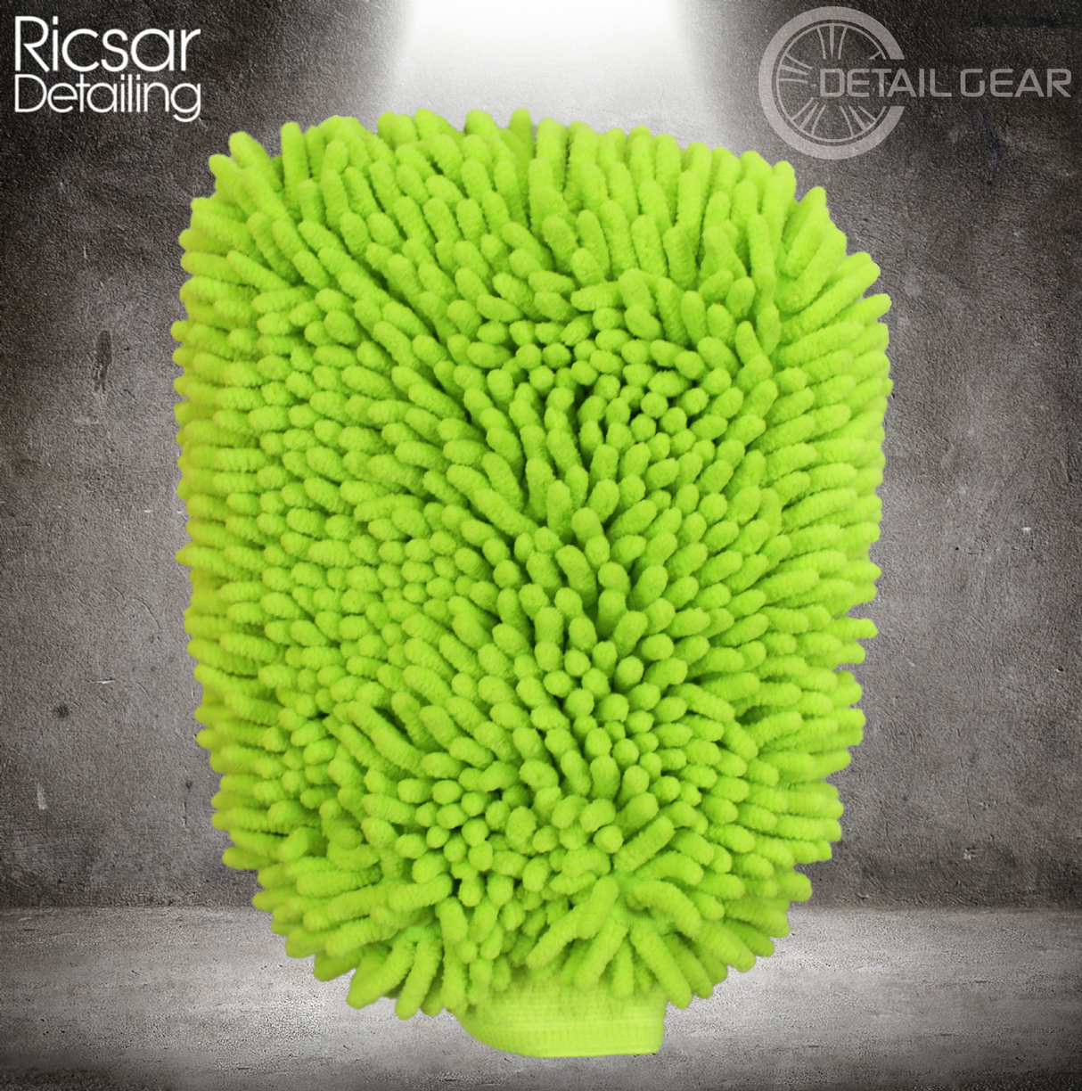 DETAIL GEAR Chenille Noodle Wash Mitt- Green