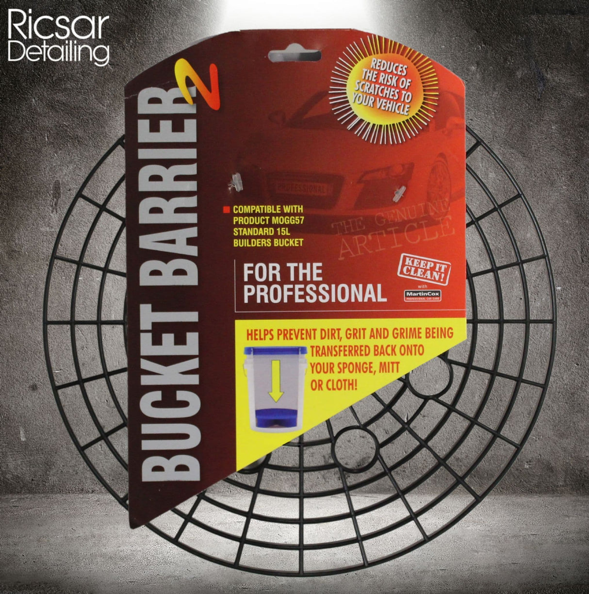 Martin Cox 235mm Grit Guard (Fits Builders Buckets)