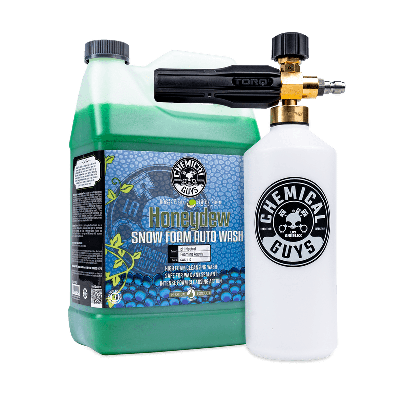 Torq Professional Snow Foam Cannon & Honeydew Gallon Soap Kit