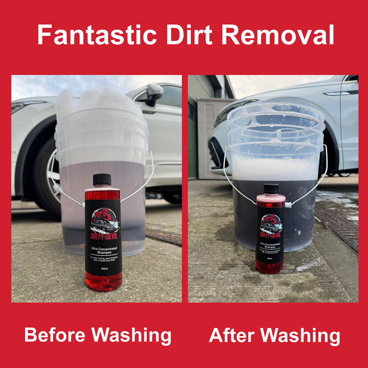 DIRTY DEVIL Ultra Concentrated Shampoo + DIRTY DEVIL Microfibre Wash Mitt