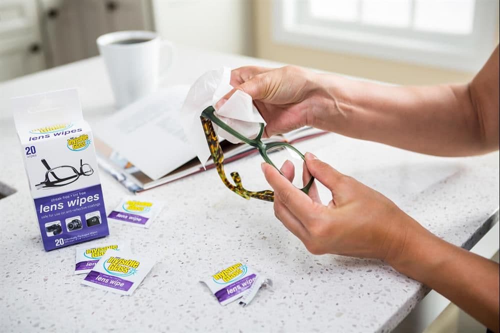 Invisible Glass Lens Wipes - Clean Glasses, Smartphones and Tablets