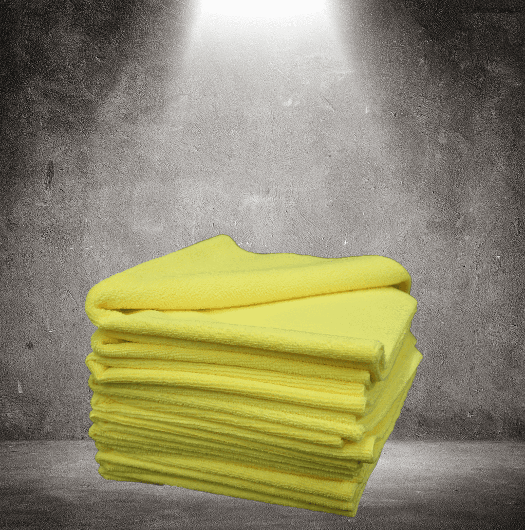 Martin Cox Yellow Edgeless Microfiber Cloth