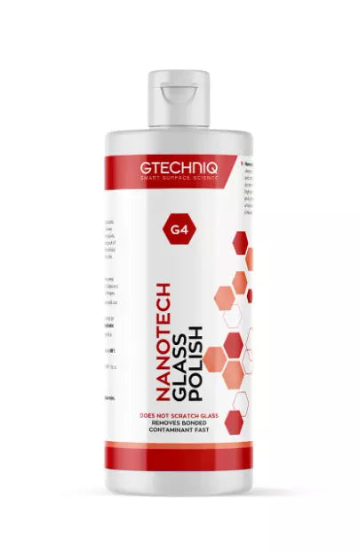 Gtechniq Nanotech Glass Polish Auto G4 Car Cleaner Removes Dirt & Grime 100mL