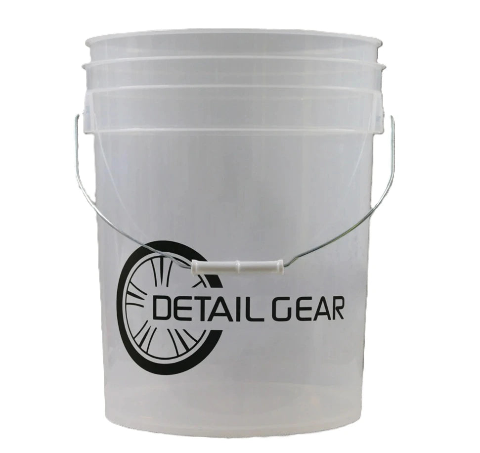 DETAIL GEAR Ultimate Clear Transparent Car Wash Bucket 20L (5 Gallons)