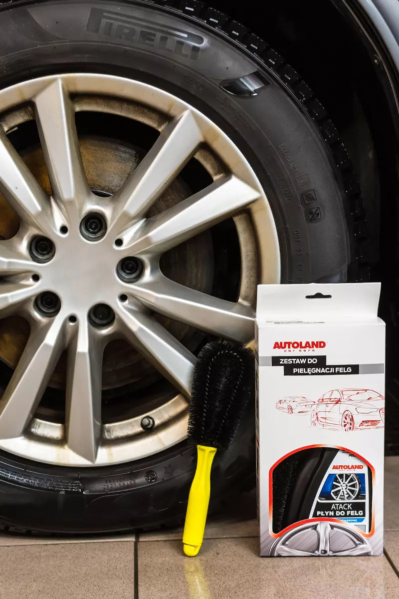 AUTOLAND Powerful Wheel Cleaner With Wheel Brush Kit - 750ml
