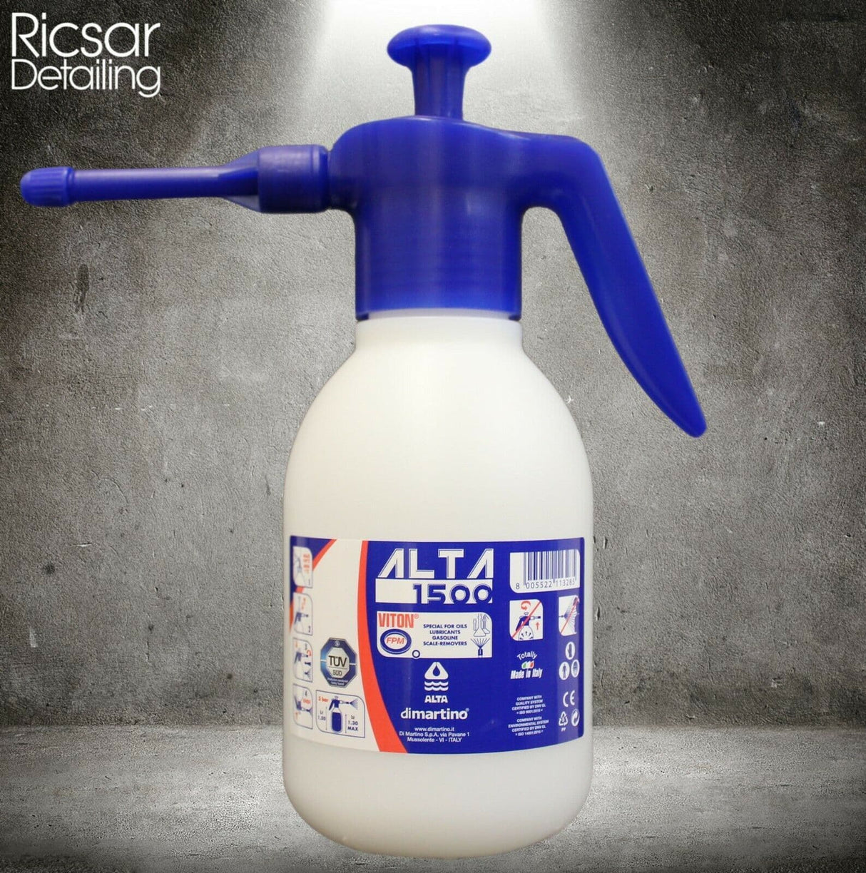 ALTA Pressure Sprayer Bottle 1.5L Spray *VITON SEALS* Solvents, Oils, Chemicals