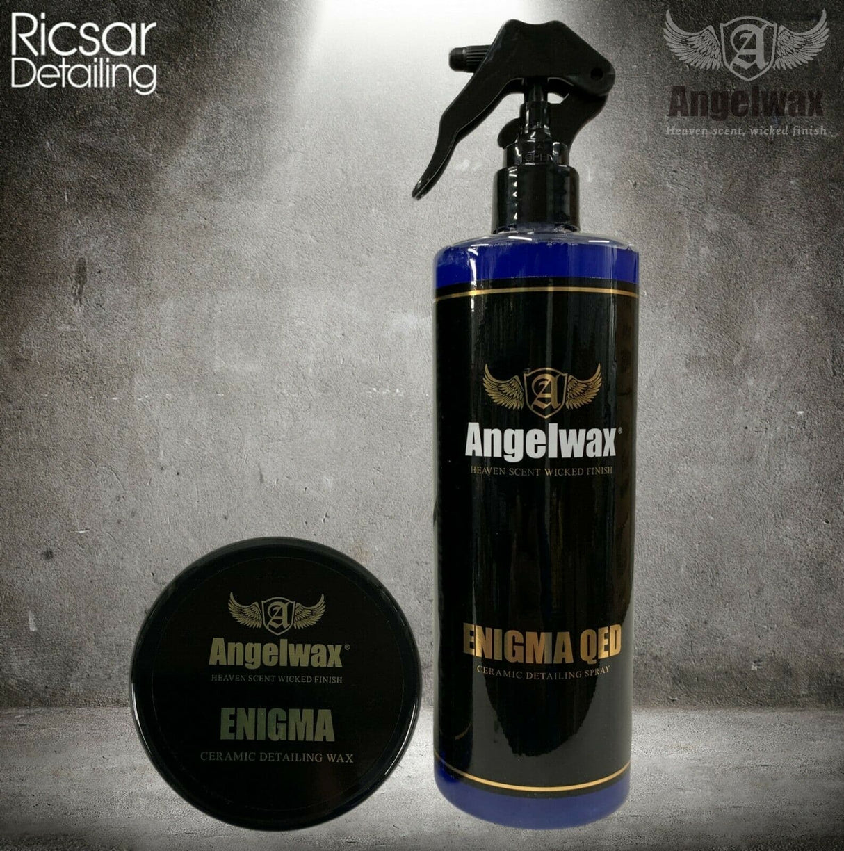 Angelwax Enigma Kit - Enigma QED 500ml and Enigma Wax 33ml