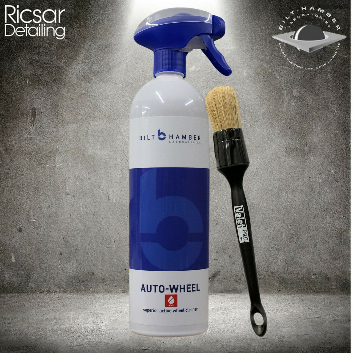 Bilt Hamber Auto Wheel Cleaner 1L + ValetPRO Brush