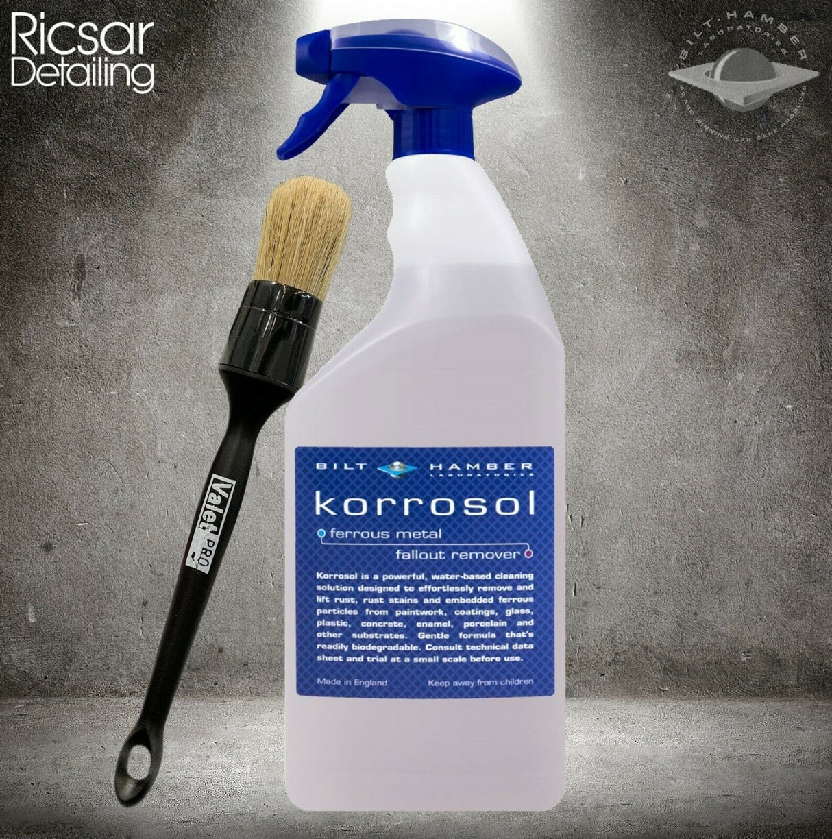 Bilt Hamber Korrosol Fallout Remover 1L + ValetPRO Brush