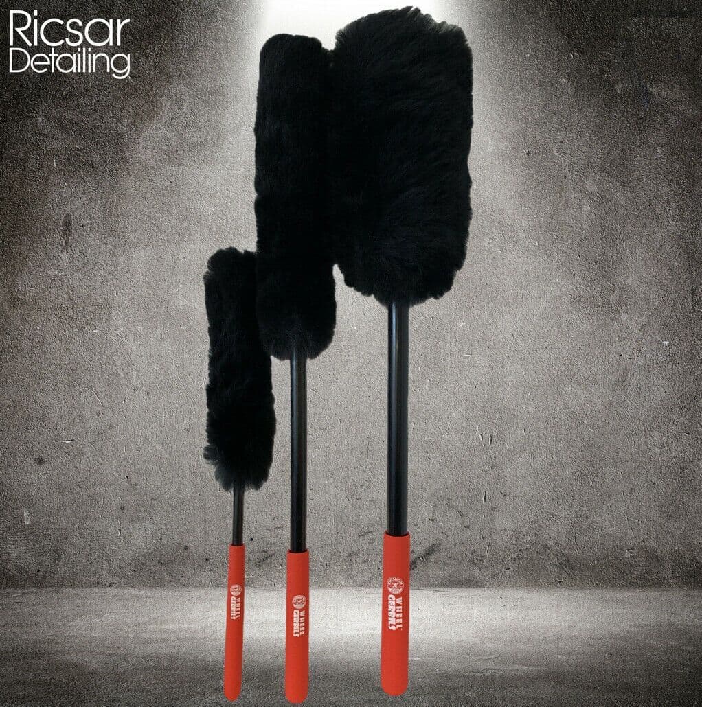 Chemical Guys Extended Reach Wheel Gerbils Wheel and Rim Brushes (3 Brushes)