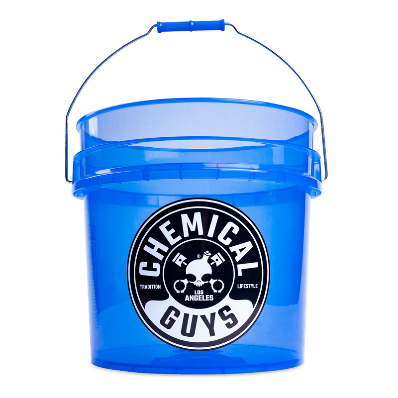 Chemical Guys Heavy Duty Detailing Bucket Transparent Blue 4.5G