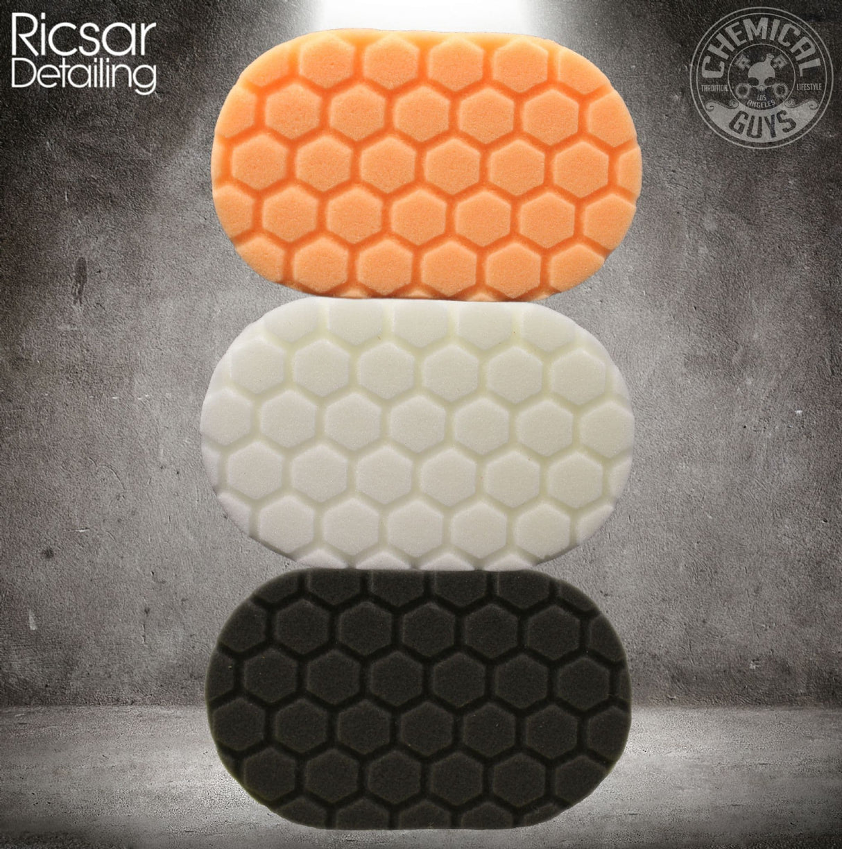 Chemical Guys Hex Logic Hand Pads x3