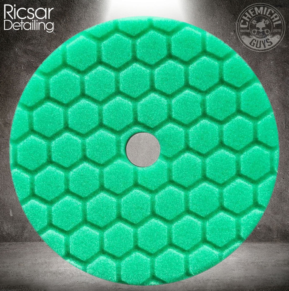 Chemical Guys Hex Logic Quantum Green Heavy Polishing Pad