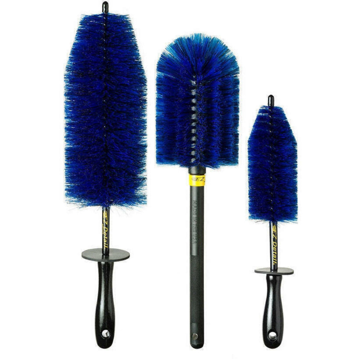 EZ Detail Professional **TRIPLE** Car / Motorbike Cleaning Brush Kit