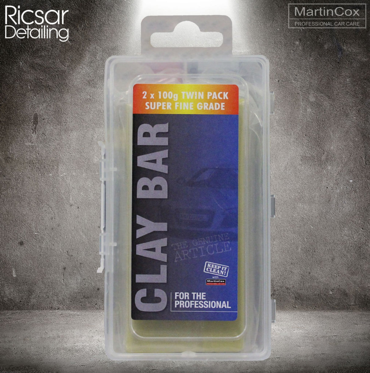 Martin Cox Professional Fine Grade Clay Bar - 2 Pack