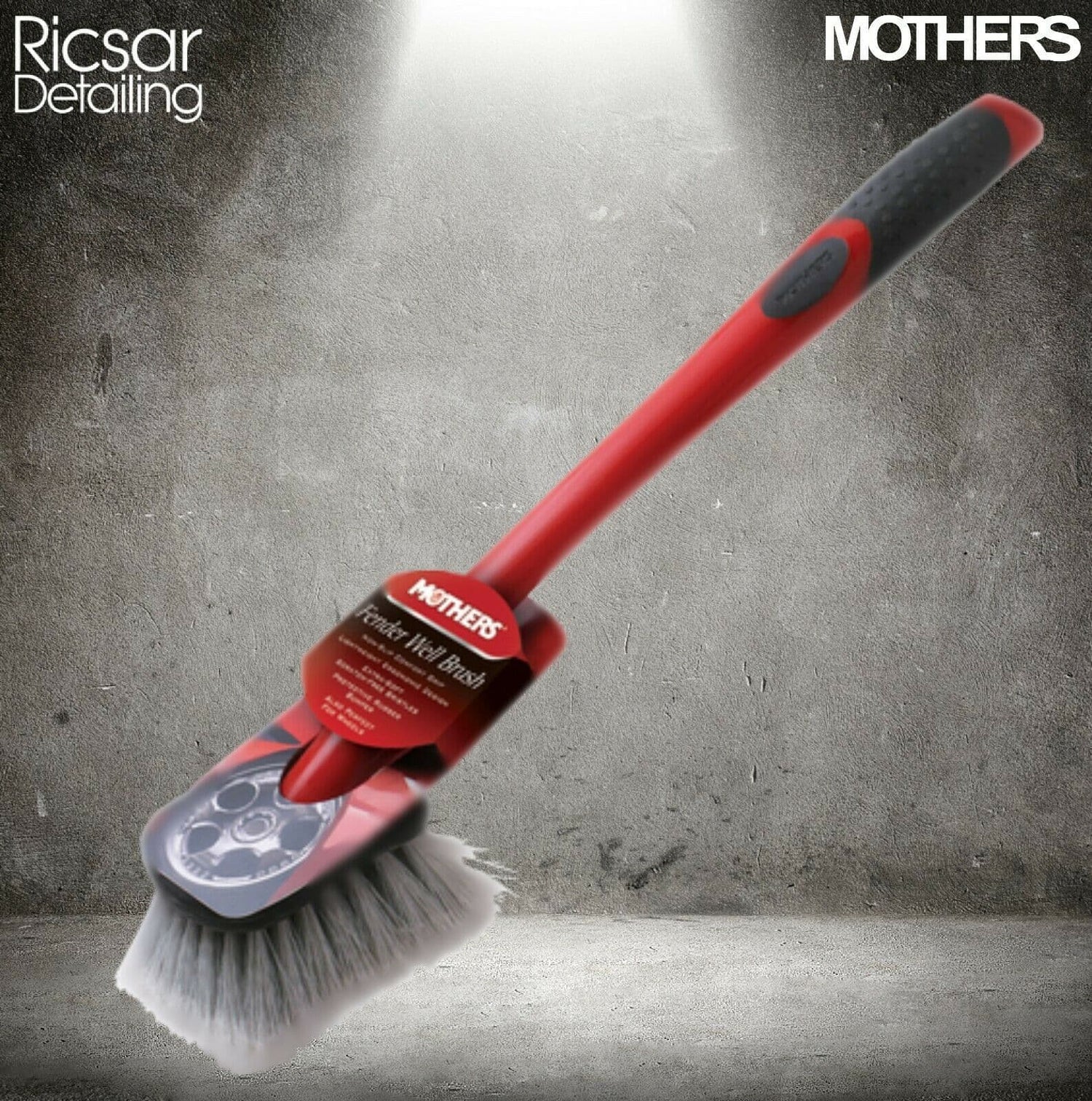 Mothers Fender Well Brush - Long Handle Fender & Wheel Brush