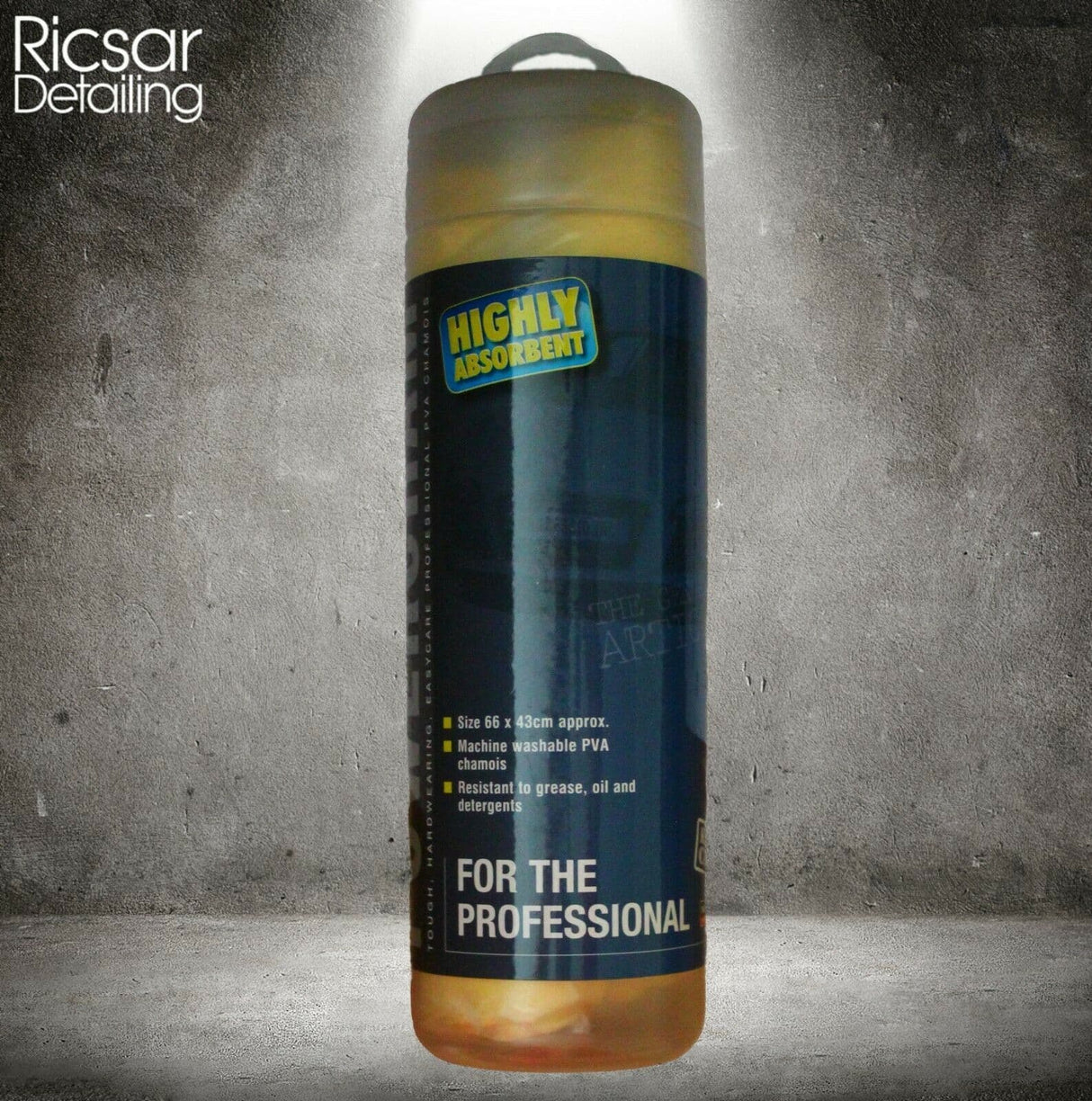 Original PVA Synthetic Chamois Leather In Tube - SUPER FAST ABOSRBENT DRYING