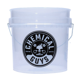 Chemical Guys NEW Heavy Duty Ultra Clear Transparent Detailing Bucket 4.5G