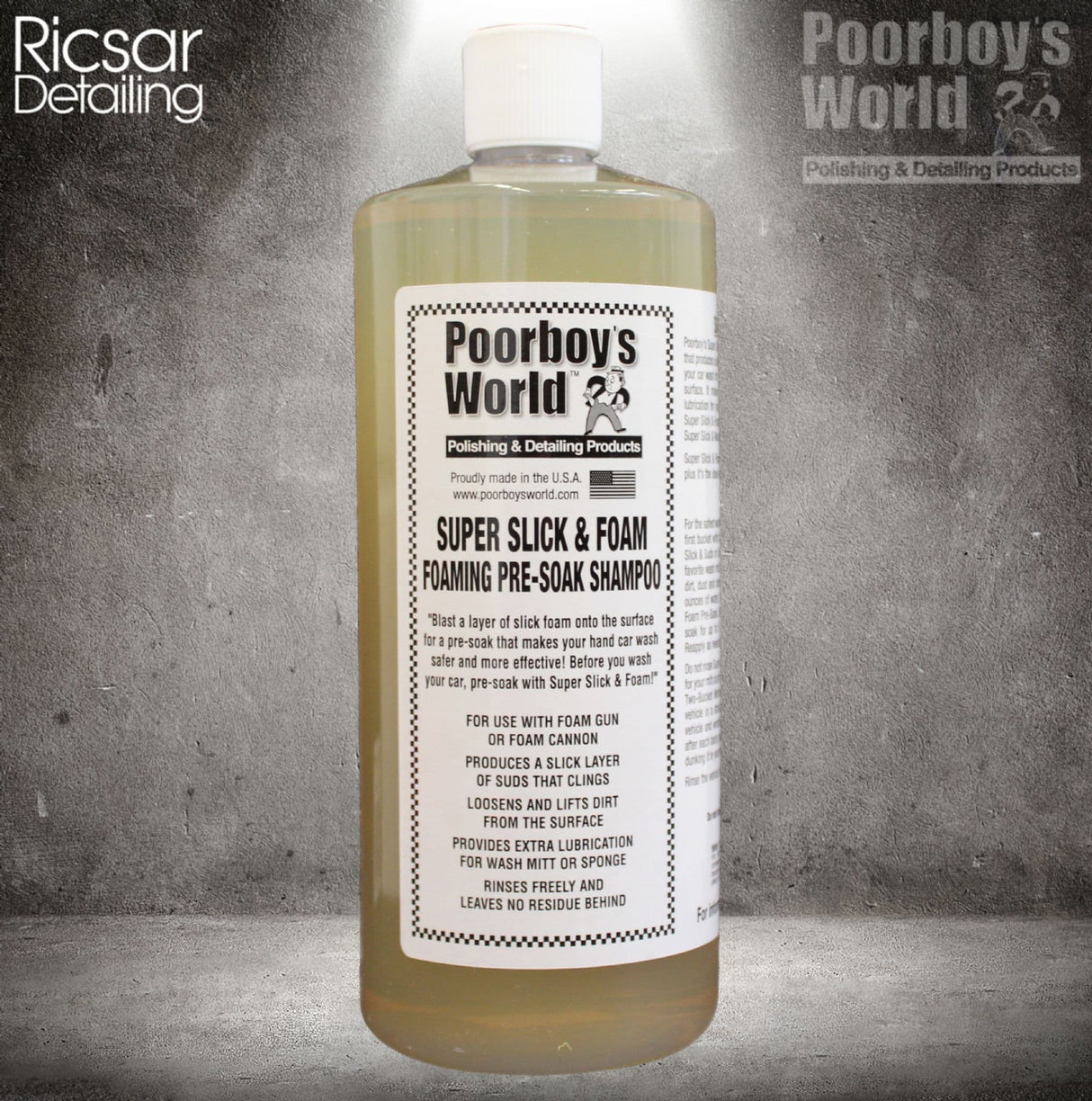 Poorboys Super Slick and Foam Pre-Wash Snow Foam 32 OZ (946ml)