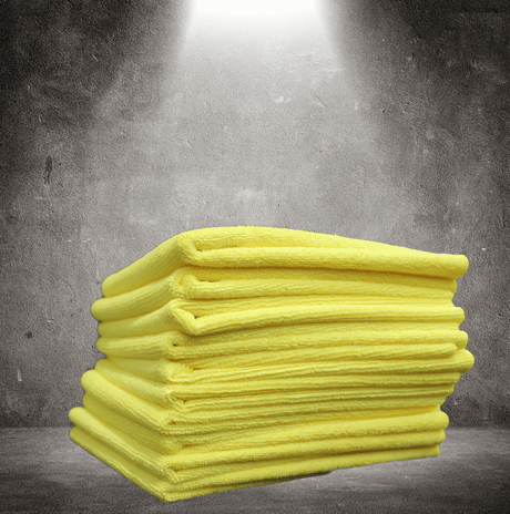 Martin Cox Yellow Edgeless Microfiber Cloth